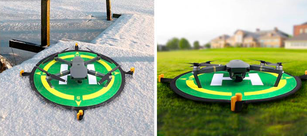Pista de aterizare pliabila pentru drone DJI, diametru de 50 cm