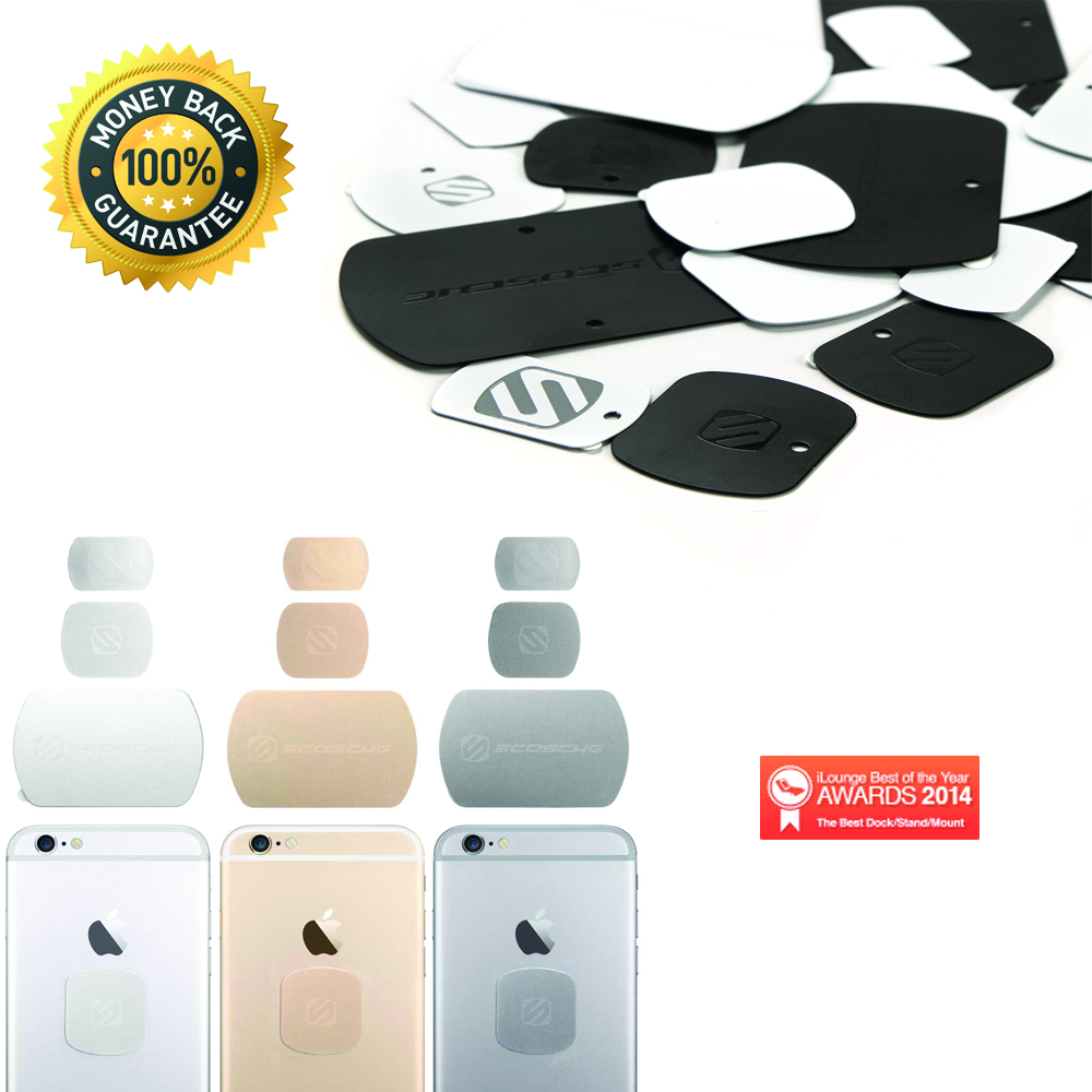 Scosche Kit MagicPlate de inlocuire placi MagicMount™ (Argintiu)