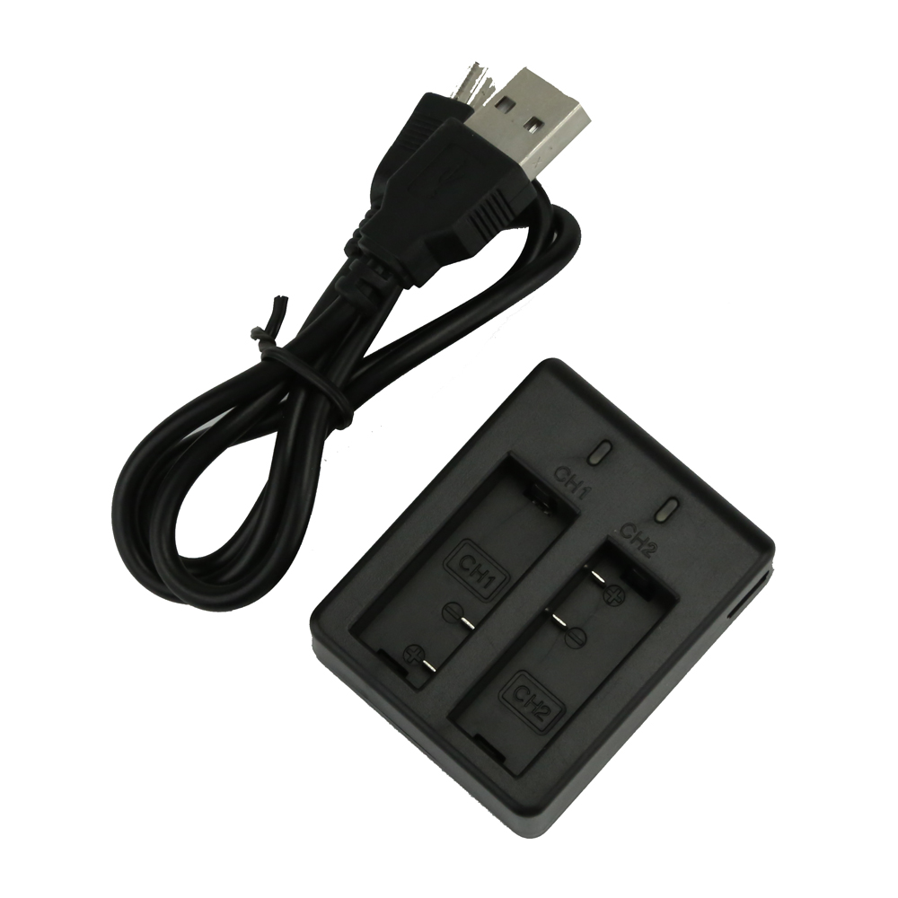 Incarcator dublu pentru acumulatori SJCAM (Negru)