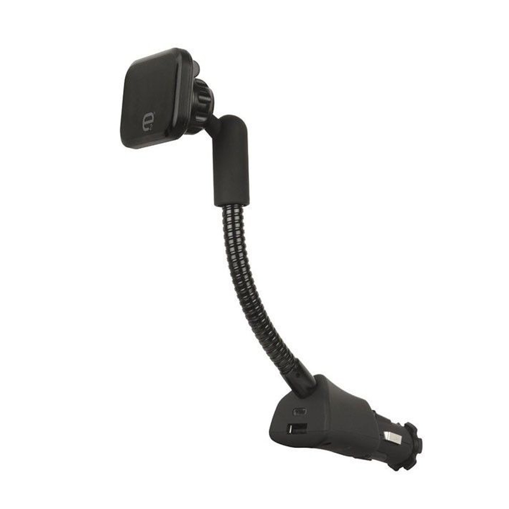 Suport auto magnetic Scosche E3, cu incarcator integrat (Negru)