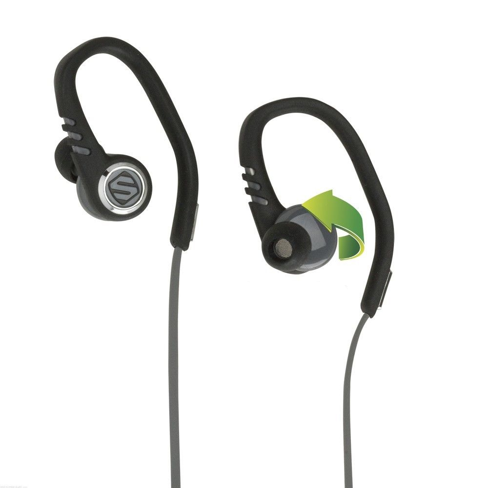 Casti audio auriculare  Scosche SportFlex™ 3 cu microfon integrat, pentru fitness (Albastru)