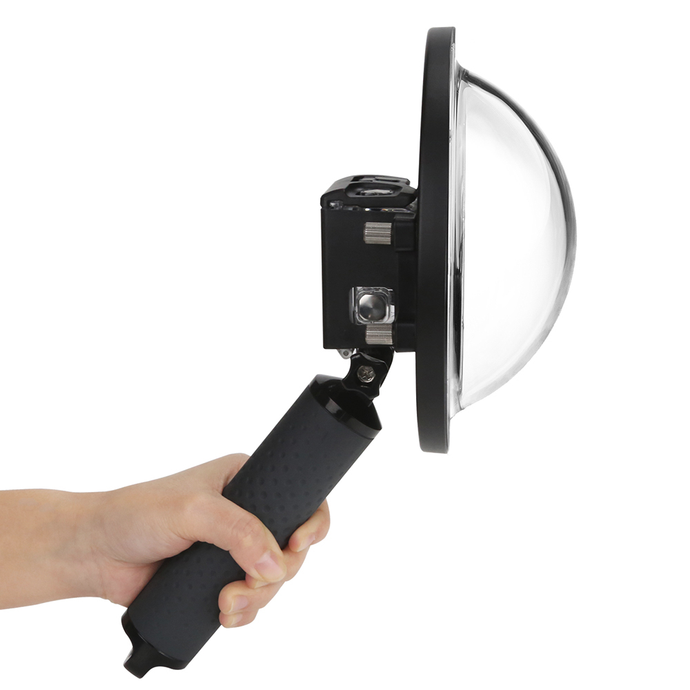 Dome pentru filmari subacvatice compatibil GoPro Hero 5 / 6 / 7 (Negru)