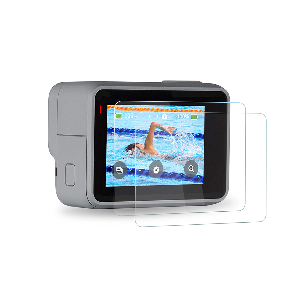 Folie protectie lentila si LCD GoPro Hero 7 Silver & White, sticla securizata