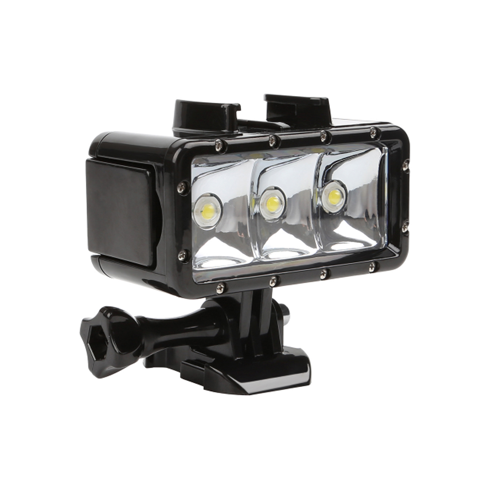 Lampa LED pentru filmari subacvatice cu camere video sport