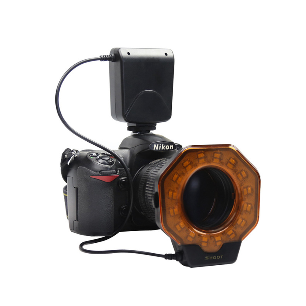 Ring macro LED pentru camere DSLR