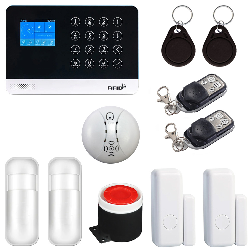 Sistem complet de alarma SMART WiFi, GSM, RFID, compatibil ...