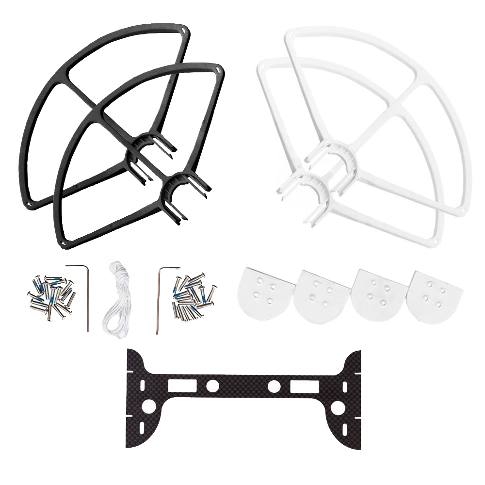 Kit de protectie elice si gimbal pentru DJI Phantom 1,2,3 (Alb Negru)