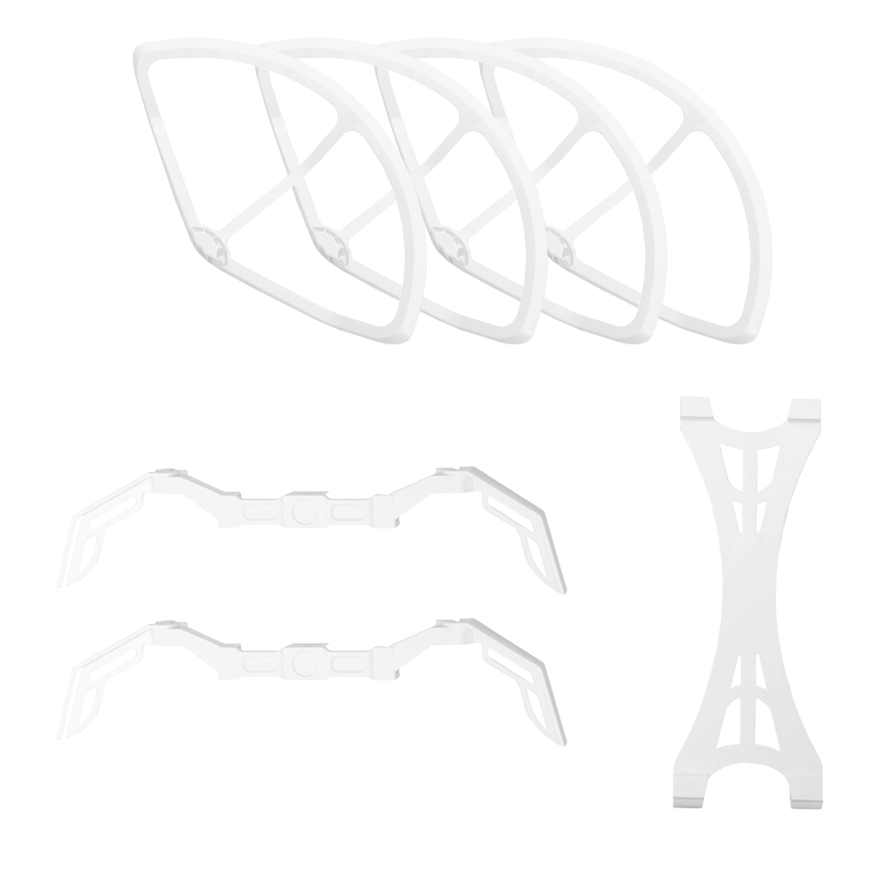 Kit de protectie elice, gimbal si landing gear pentru DJI Phantom 4  (Alb)