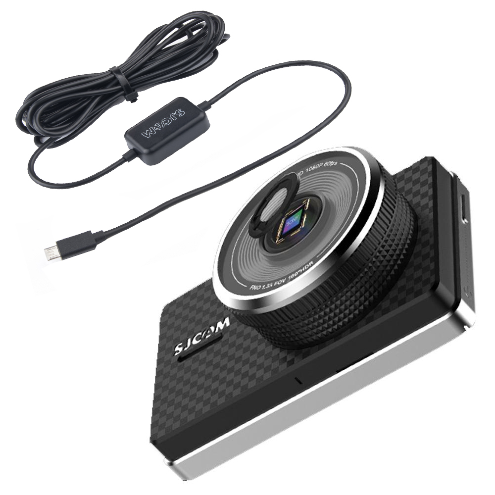 Pachet camera auto DVR SJCAM SJDASH Plus si antena GPS