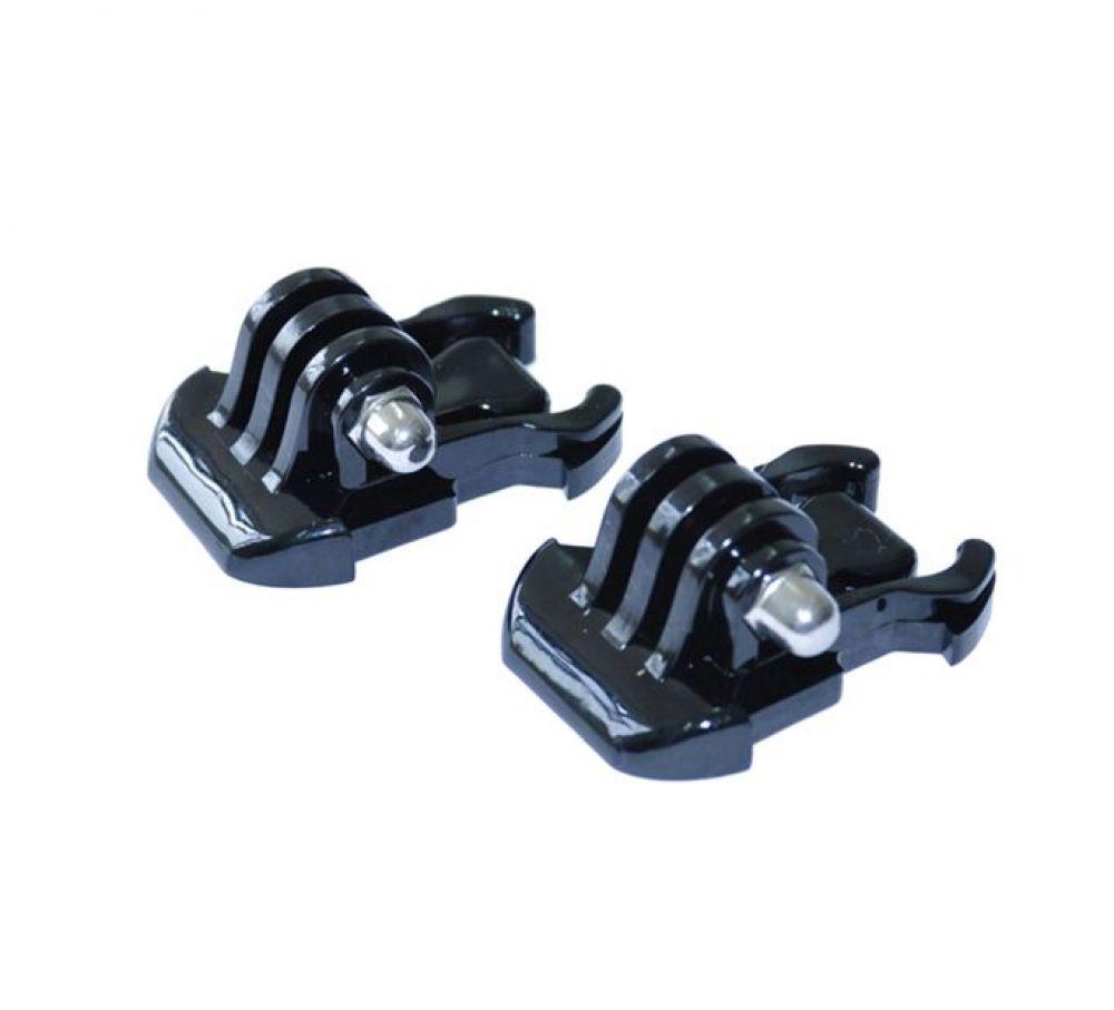 Cleme de fixare "QR Buckle" x 2  Widjit, cu surub pentru camere video sport (Negru)