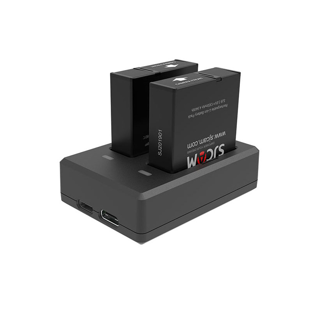 Incarcator dual + 2 baterii tip acumulator SJCAM SJ9