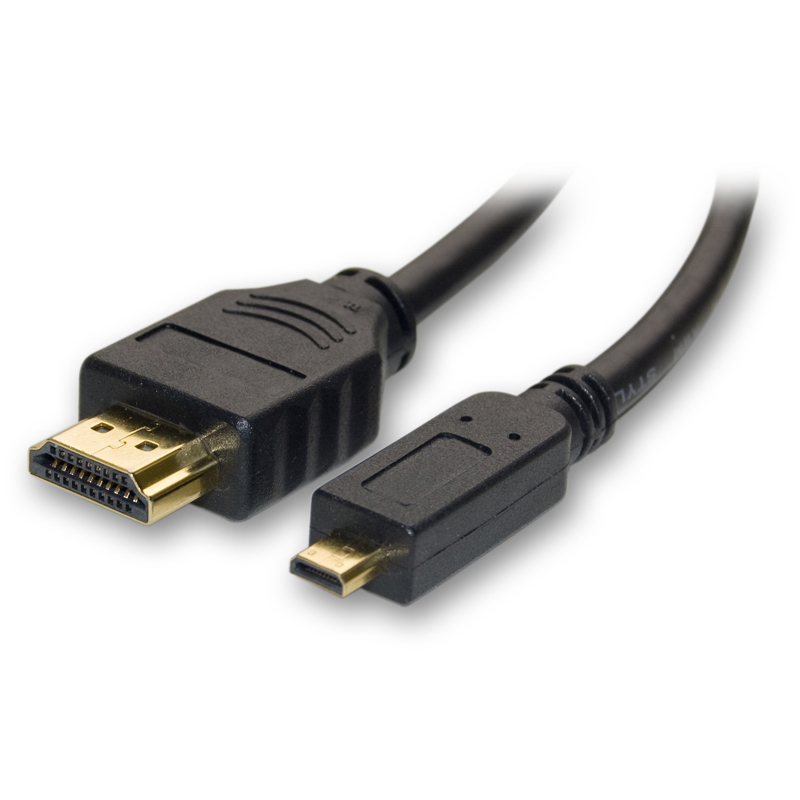 Cablu Micro HDMI pentru camerele SJCAM 1.5m  (Negru, 1.5m)