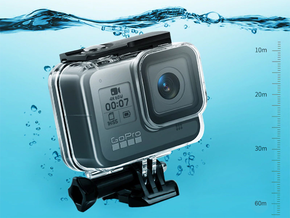Sinewi card Grandpa Carcasa subacvatica compatibila cu GoPro Hero 8 Black - 60M | Smart Products