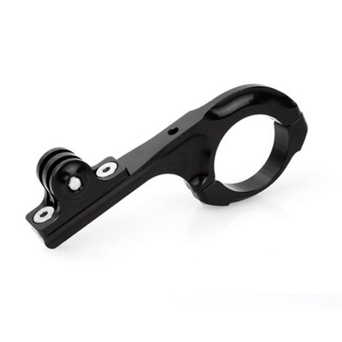 Colier Widjit din aluminiu pentru biciclete, compatibil camere video sport (Negru)