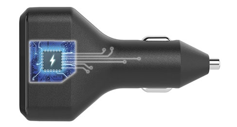 Incarcator auto dual StrikeDrive 3.0 18W USB-C