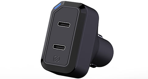 Incarcator auto dual StrikeDrive 3.0 18W USB-C