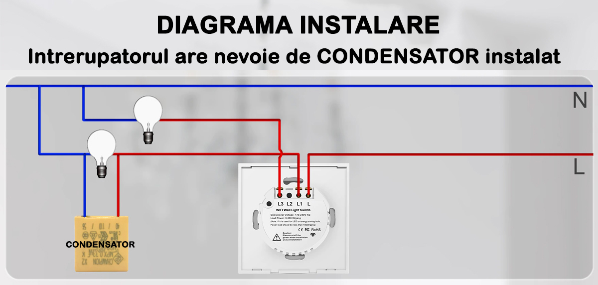 Murmuring on time slim Intrerupator touch inteligent WiFi, fara Null, din sticla securizata, Tuya, 10A, 600W, Alb - eMAG.ro Murmuring on time slim Intrerupator touch inteligent WiFi, fara Null, din sticla securizata, Tuya, 10A, 600W, Alb - eMAG.ro