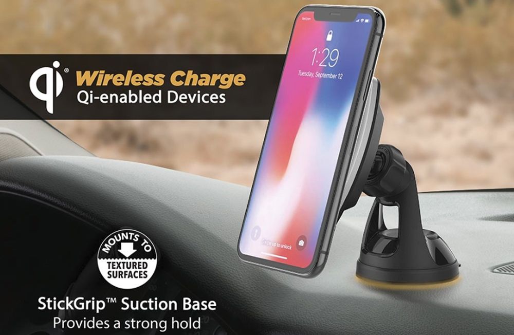 MagicMount™ Pro Charge Window/Dash cu incarcare wireless Qi