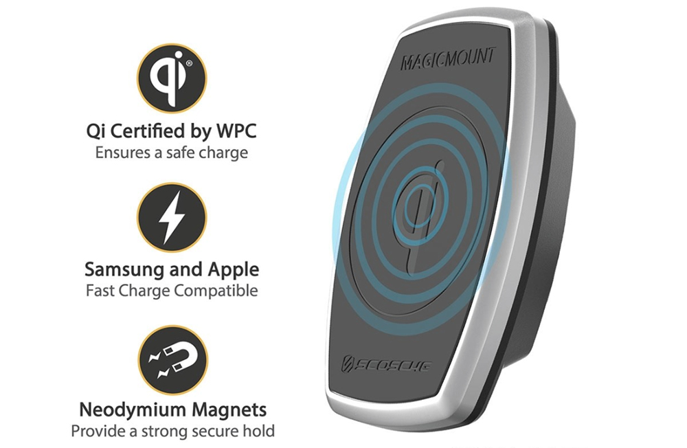 MagicMount™ Pro Charge Window/Dash cu incarcare wireless Qi