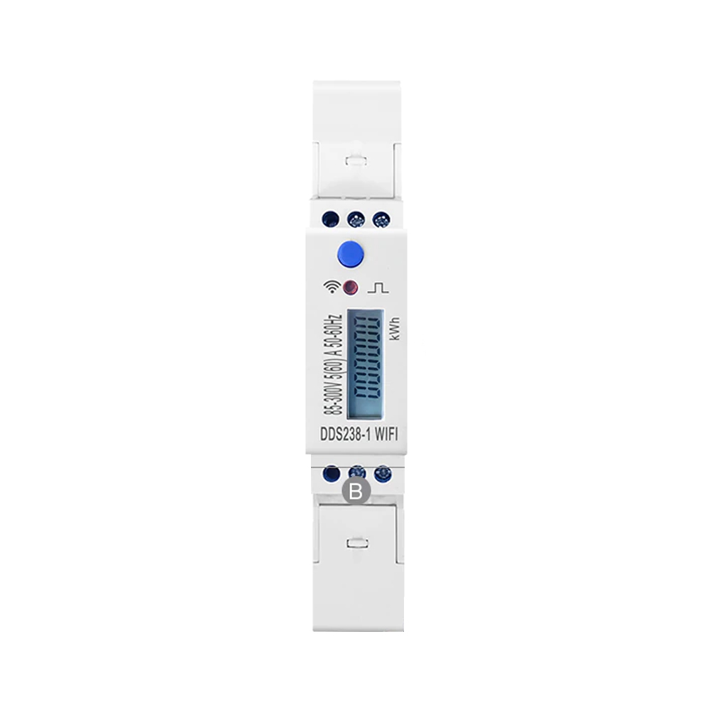 Contor monofazat inteligent de 60A, 1P 18mm WiFi, cu functie de timer ...