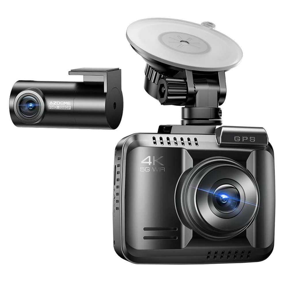 Camera auto de bord fata-spate, AZDOME GS63 Pro 4K + 2.5K, WiFi