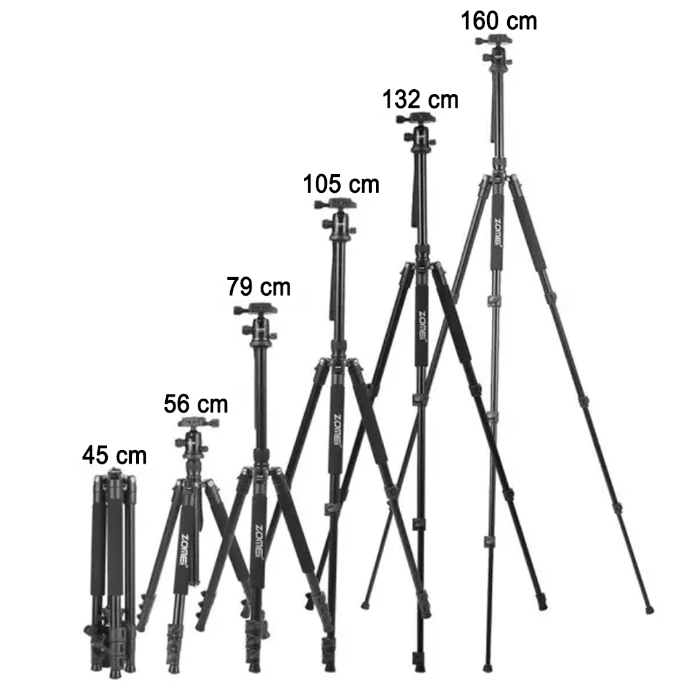 Trépied Porst Professionnel 3 Sections - Tête 2D - Poids 0.9kg - Occasion