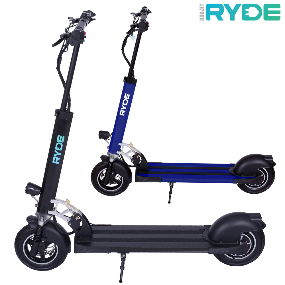 Trotineta electrica pliabila RYDE 500 - seria 10", 500W/36V/15.6Ah, viteza maxima 45km/h, autonomie 37-45km (Negru)