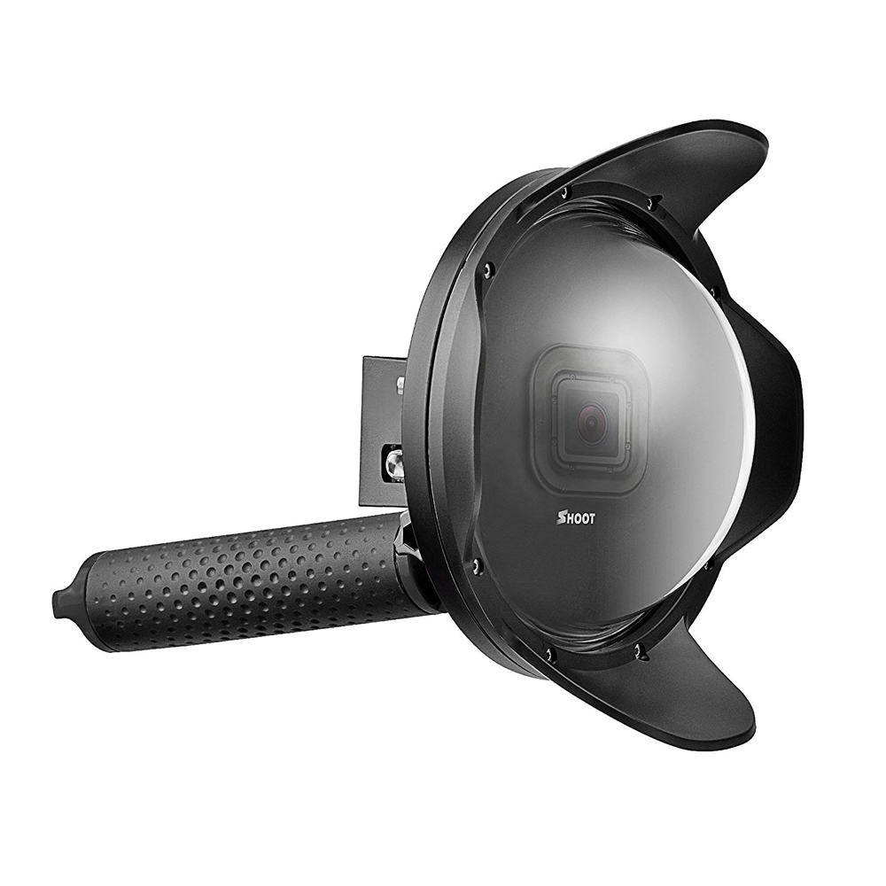 Dome pentru filmari subacvatice 6" cu lens Hood, compatibil Hero 5, 6, 7