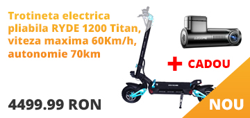 Trotineta electrica pliabila RYDE 1200 Titan, 1200W/52V/20.8Ah, viteza maxima 60Km/h, autonomie 70km