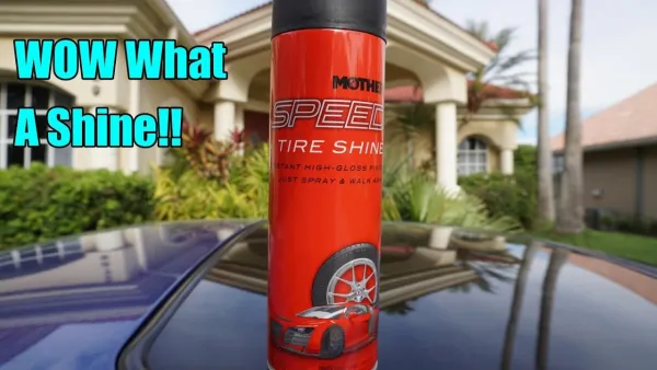Preview image for the video "Mothers Speed Tire Shine Review on my Nissan GTR. 2018".