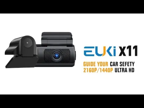 Preview image for the video "X11 VideoCamera auto de bord duala EUKI X11 4K WiFi".