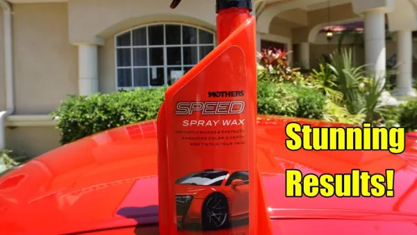 Preview image for the video "Mother's Speed Spray Wax Review on my Nissan GTR 2018.".