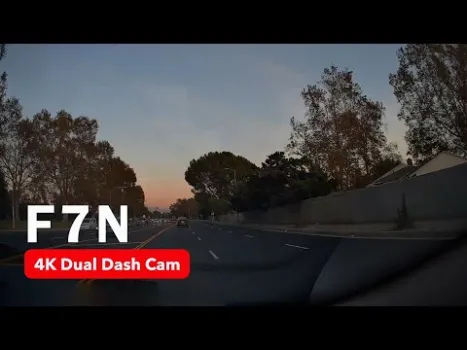 Preview image for the video "Camera auto de bord fata-spate REDTIGER F7N 4K+FHD, WiFi".