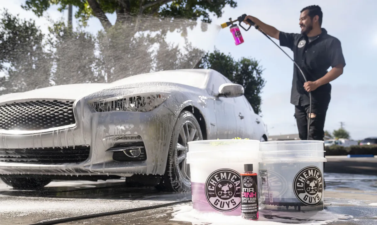 Mr. Pink super suds shampoo - Sampon auto roz cu PH neutru