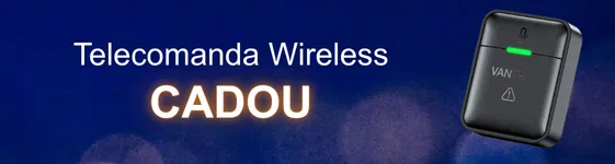 Pachet Cadou Vantrue E360 ACE Panoramica 360° 5.2K 30 FPS, WiFi, Dual HDR