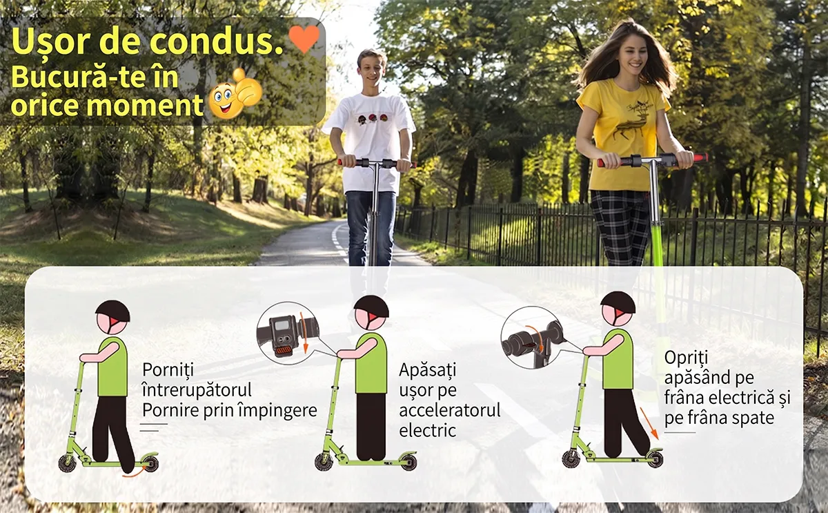 Trotineta Electrica copii RYDE X1 PRO