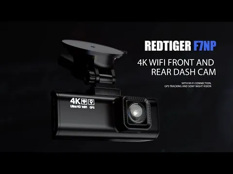 Preview image for the video "Camera auto de bord fata-spate REDTIGER F7NP 4K+FHD". Preview image for the video "Camera auto de bord fata-spate REDTIGER F7NP 4K+FHD".