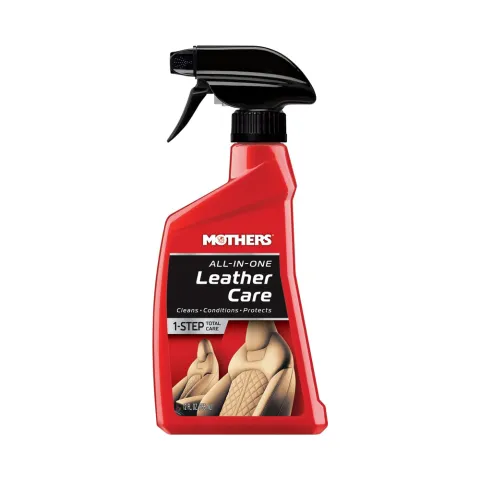 Mothers All-In-One – Solutie pentru curatare si intretinere piele auto, 355 ml