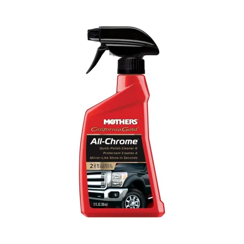 Mothers California Gold – Spray pentru curatare si protectie crom auto, 355ml