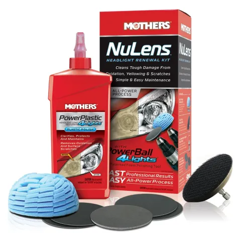 Mothers NuLens - Kit profesional pentru reconditionarea farurilor, 473ml