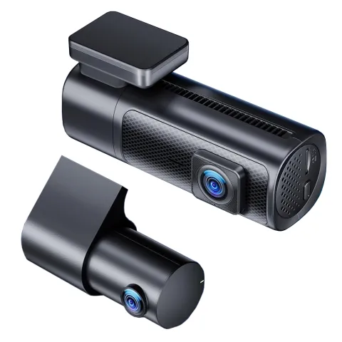 Camera auto de bord duala EUKI D900 5K WiFi, Starlight Night Vision, 170°, ecran IPS 1.47", aplicatie dedicata, G-sensor si monitorizare parcare