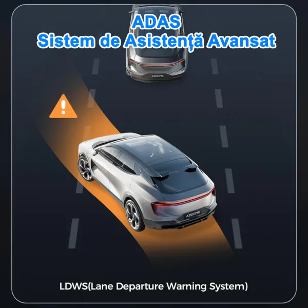 Camera auto de bord AZDOME M17 FHD 1080P, WiFi, Night Vision, 150°, ecran 3", aplicatie dedicata, G-sensor si monitorizare parcare