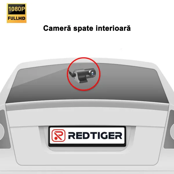 Camera auto de bord fata-spate REDTIGER F7NP 4K+FHD, WiFi, Night Vision, 170°