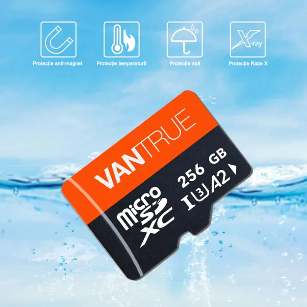Card de memorie Vantrue, capacitate 256 GB