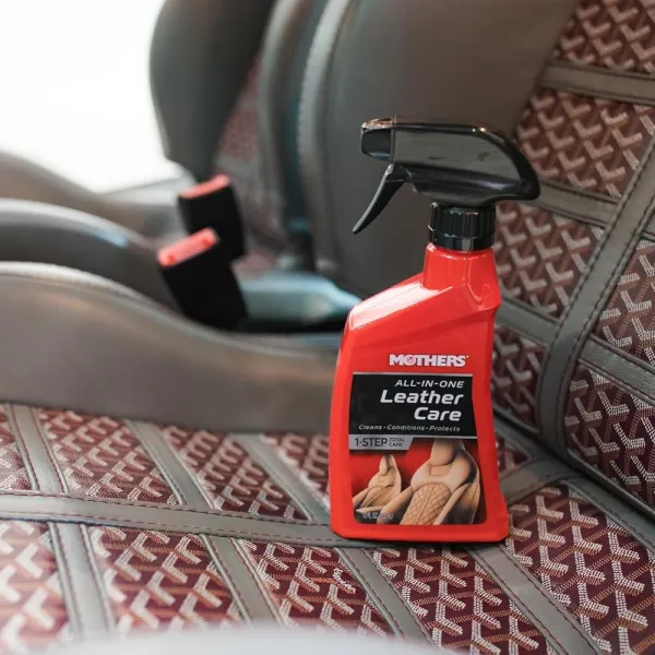 Mothers All-In-One – Solutie pentru curatare si intretinere piele auto, 355 ml