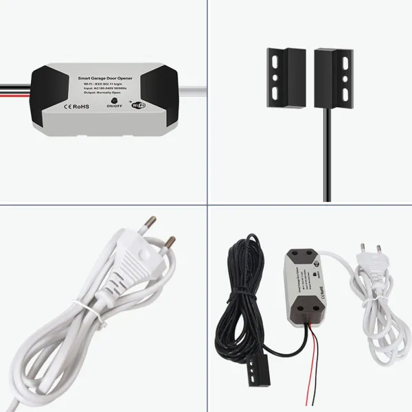 Kit control usa de garaj SMART WiFi Tuya, Smart Life compatibil Alexa si Google Assistant