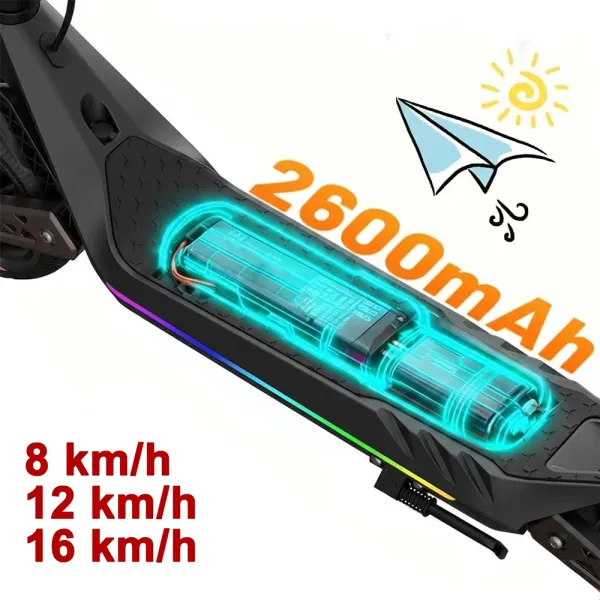 Trotineta Electrica Copii RYDE U8, 3 Viteze (8/12/16 km/h), Suspensie Dubla Fata/Spate, Motor 130W