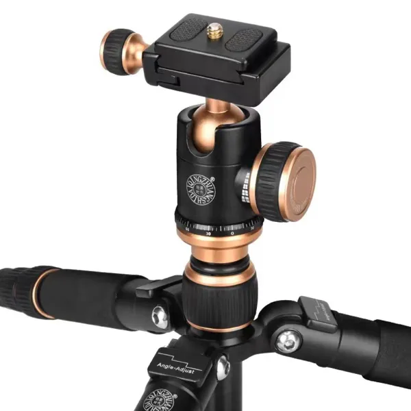 Trepied profesional 20cm - 54cm din aluminiu rezistent, cap cu bila