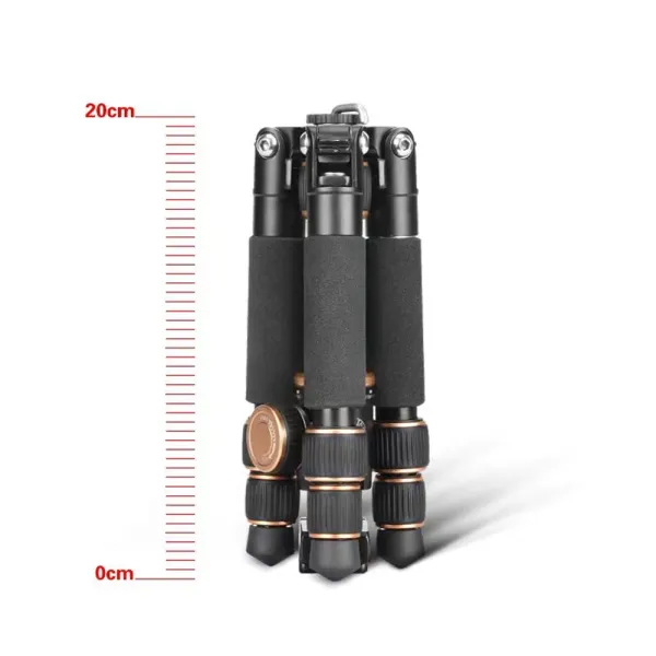 Trepied profesional 20cm - 54cm din aluminiu rezistent, cap cu bila