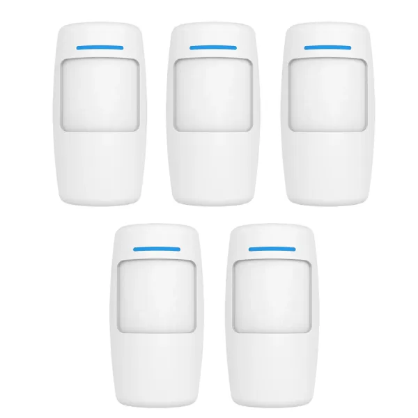 Sistem de securitate complet cu alarma Smart WiFi si detector fum, ecran tactil IPS 4.3&quot;, compatibila Tuya / SmartLife